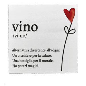 Quadretto in Legno – Definizione Vino