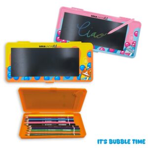 Astuccio con Lavagnetta LCD Bubble Tea tintaUNITA Zoo